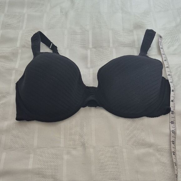 Kathy Ireland Black Striped Bra - Picture 8 of 16